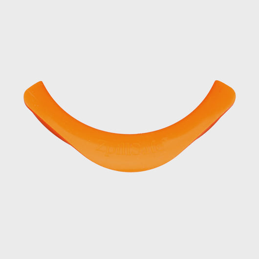 zpillsafe close fit silicone funnel in tangerine color rotating video