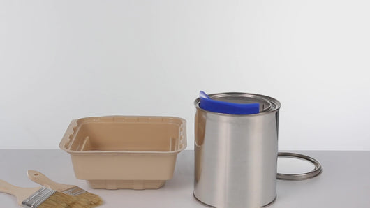 zpillsafe close fit paint funnel video of pouring from a paint can