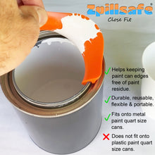 Load image into Gallery viewer, ZpillSafe close fit helps keeping paint can edges free of paint residue
